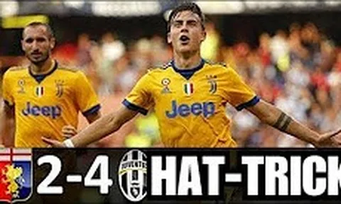 Cú hat-trick của Dybala vào lưới Genoa