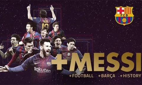 CỰC NÓNG: Messi ký hợp đồng mới với Barca