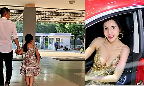 Công Vinh chăm sóc Công chúa Bánh Gạo, Thủy Tiên son phấn khoe vòng một
