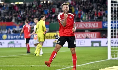 Áo 3-2 Serbia: Ngã ngựa trên đất khách