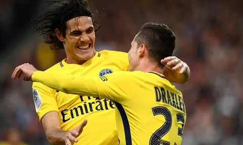 "Song sát" Cavani và Mbappe nổ súng, PSG kết liễu Angers ngay hiệp 1