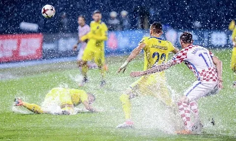 Đá 25 PHÚT, Croatia cùng Kosovo rủ nhau rời sân