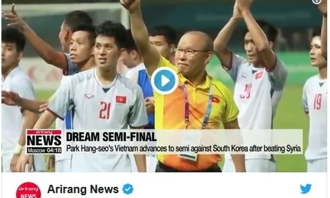 Truyền hình Hàn Quốc nói trận gặp Olympic Việt Nam là 'bán kết trong mơ'