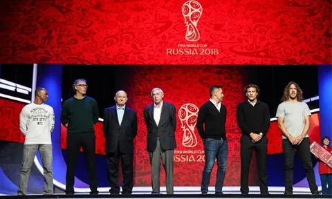 Dàn huyền thoại tái xuất ở Nga, sẵn sàng cho lễ bốc thăm World Cup