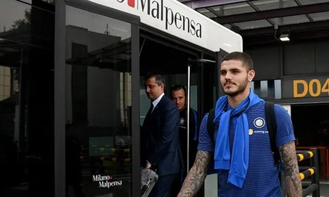 Dàn sao Inter ra sân bay, chuẩn bị đánh chiếm thành Naples