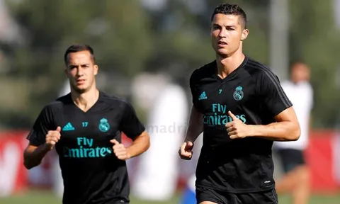Dàn sao Real tập nhẹ chờ chuyến làm khách trước Dortmund
