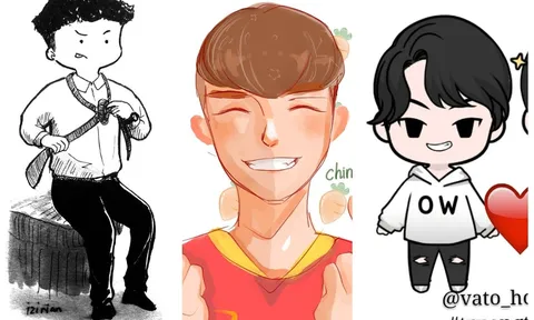 Đáng yêu hết cỡ với loạt tranh chibi về tuyển Việt Nam
