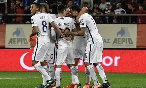 Đánh bại nhược tiểu, Hy Lạp dập tắt hy vọng của Hamsik và đồng đội