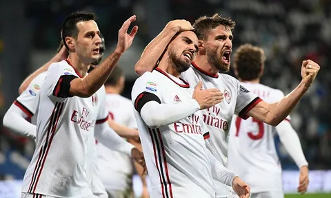 Đánh bại Sassuolo, Milan giải tỏa sức ép đang đè nặng