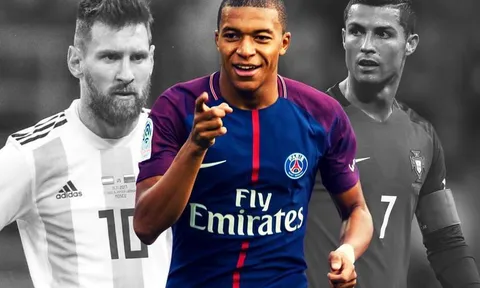Đâu là điểm Mbappe đang vượt trội Messi, Ronaldo?