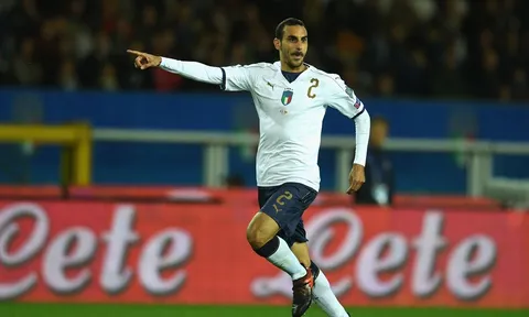 Davide Zappacosta chơi nỗ lực trận gặp Macedonia