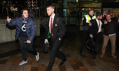 De Gea như nam thần khi cùng dàn sao Quỷ đỏ trở lại Manchester