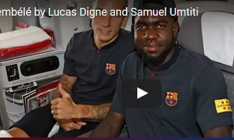 Dembele được chào đón bởi những đồng hương người Pháp