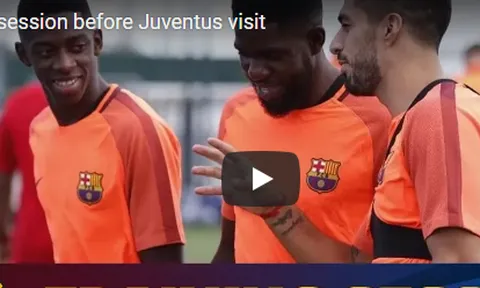 Dembele hớn hở trước đại chiến Juventus