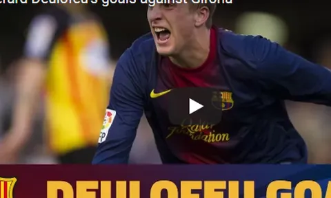 Deulofeu khi còn trẻ đã đá như Messi