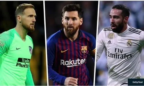ĐHTB La Liga nửa đầu mùa giải 2018/2019: Đôi chân Messi, bàn tay Oblak