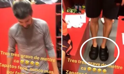Đi giày quá xấu, Pique bị đồng đội troll không thương tiếc