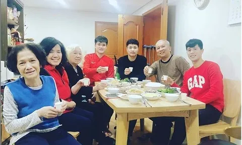 Đình Trọng đón Tết cùng gia đình Đại sứ Việt Nam tại Hàn Quốc