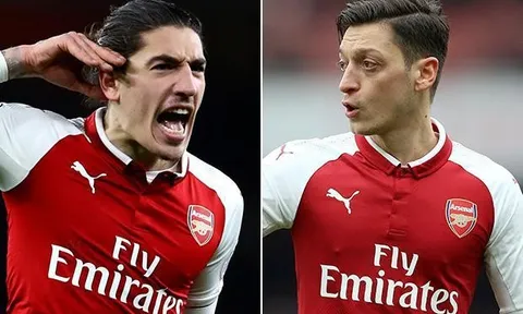 Đội hình dự kiến Arsenal gặp West Ham: Ozil, Bellerin trở lại