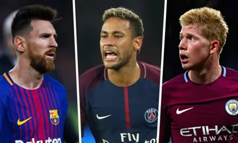 Đội hình khuynh đảo châu Âu mùa này: Neymar lại sánh vai Messi