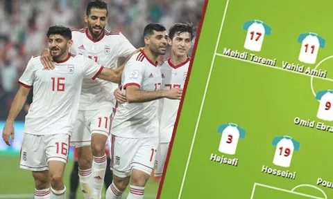 Đội hình ra sân ĐT Iran: Khắc tinh CR7 góp mặt, vắng sao Ngoại hạng Anh