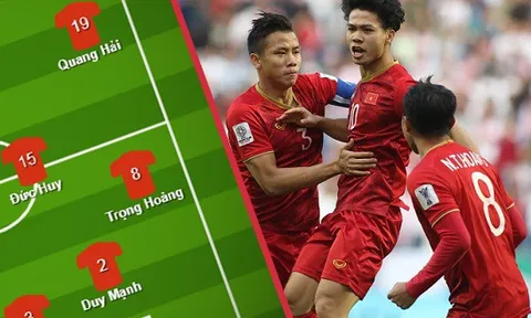 Đội hình ra sân Việt Nam vs Nhật Bản: Lần đầu của sao HAGL