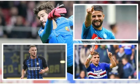 Đội hình tiêu biểu của Serie A: Juventus mất dạng