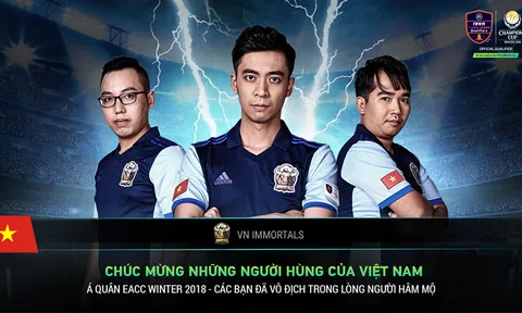 Đội tuyển FIFA Online 4 viết nên lịch sử tại Chung kết thế giới - EA Champions Winter 2018