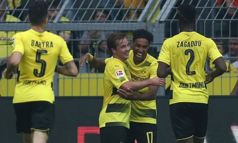 Sau vòng 2 Bundesliga: Dortmund chễm chệ ở ngôi đầu