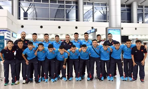 ĐT Futsal Việt Nam lên đường sang Trung Quốc chạm trán Hà Lan