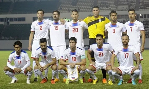 ĐT Philippines sở hữu đội hình đắt nhất tại AFF Cup 2018