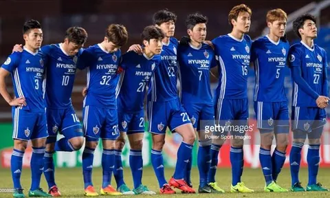 CLB Ulsan Huyndai FC công bố danh sách đấu đội tuyển U23 Việt Nam