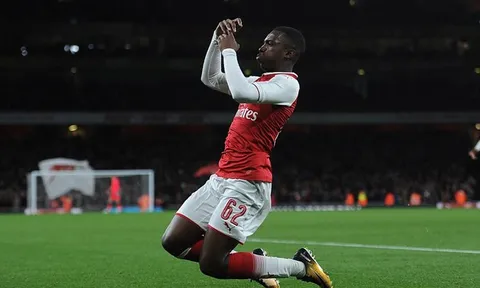 Eddie Nketiah và trò đùa dai về 'Henry mới'