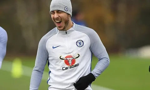 Eden Hazard cười hết cỡ trước trận đại chiến