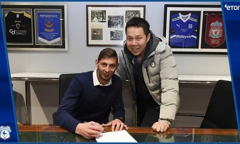 Máy bay chở tân binh đắt nhất lịch sử Cardiff City mất tích