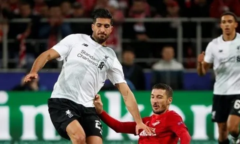 Emre Can nhận "gạch đá" tơi bời sau trận đấu với Spartak Moscow