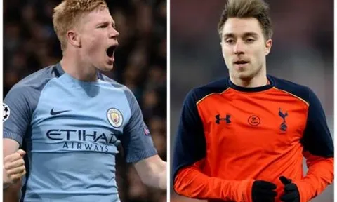 Eriksen và De Bruyne, ai hơn ai?