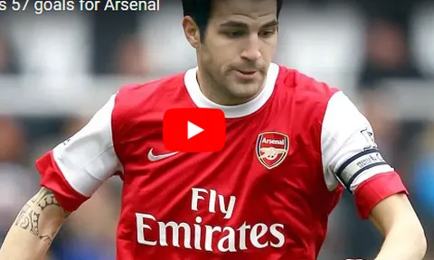Fabregas thời còn thi đấu cho Arsenal