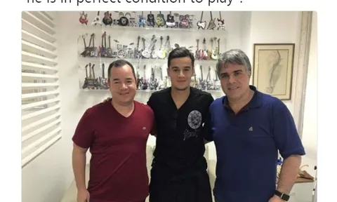 Fan Liverpool nổi điên vì thấy Coutinho khỏe mạnh