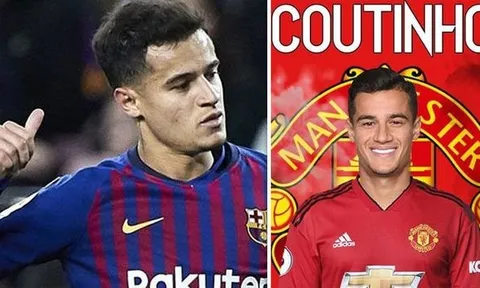Fan Quỷ đỏ phấn khích với hình ảnh Coutinho mặc áo Man Utd