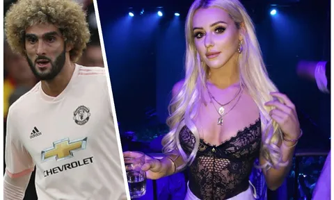 Fellaini 'ăn hành' vì... trót tán tỉnh dạo
