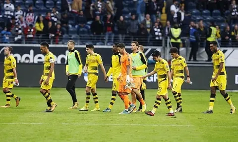 Frankfurt 2-2 Dortmund: Cái giá của sự chủ quan