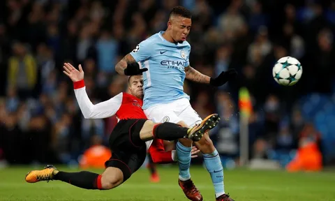 Gabriel Jesus chơi khá tốt trước Feyenoord