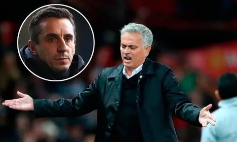 Gary Neville dự đoán ngày Mourinho rời Man Utd