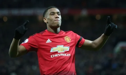 Vì một lí do, Martial kém hơn nhiều ngôi sao còn lại