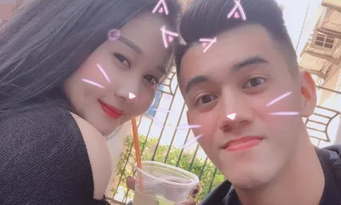 Ghi bàn vào lưới Campuchia, Tiến Linh chia vui cùng bạn gái