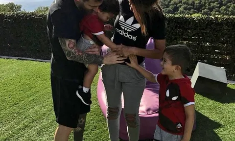 Gia đình Messi sắp đón chào thành viên mới