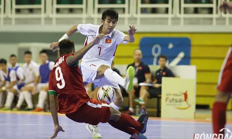 Giải Futsal VĐ ĐNA 2017: Màn nhảy múa của "Sư phụ" Trọng Luân khiến Indonesia phải tâm phục