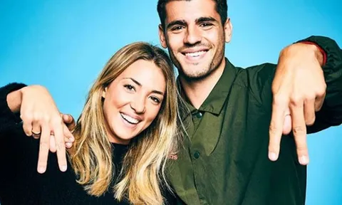 Giải mã "ký hiệu lạ" khi ăn mừng của Morata