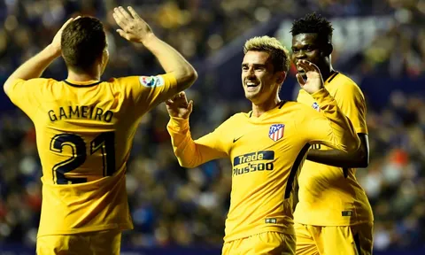 Griezmann lần đầu làm được việc này trong ngày Atletico lập kỷ lục